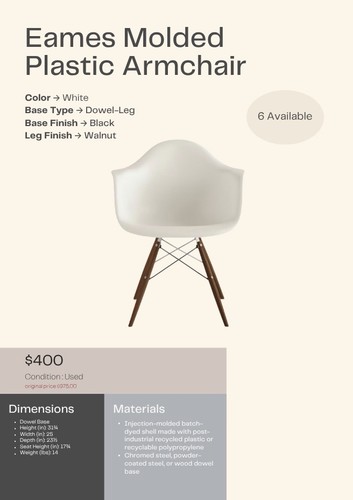 Eames molded plastic - eames,